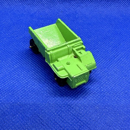 Vintage Tootsietoy Earth Mover Green Construction Truck Made in USA - Picture 9 of 14