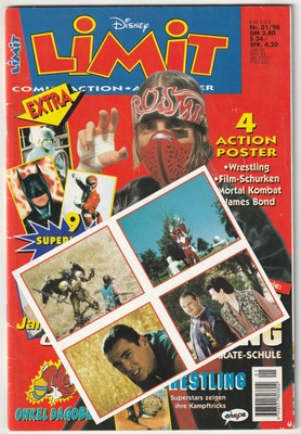   LIMIT #1/1996 + Power Rangers Sticker/ohne Beilage & Poster COMICHEFT Z1-
