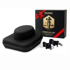 Cowboy Hat Travel Case   Crush-Proof Western Hat Box Carrier for Cowboy, P