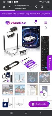Vseebox Elite Android TV Box, ***FREE USA 2nd Day Air Shipping***