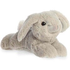 Aurora World Plush - Mini Flopsie - DUSTY LOP BUNNY GREY 8 inch - Stuffed Toy