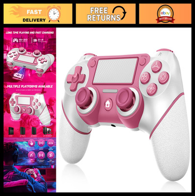 Wireless PS4 Controller - Dual Vibration, 1000mAh Battery, 6-Axis Motion, Headph