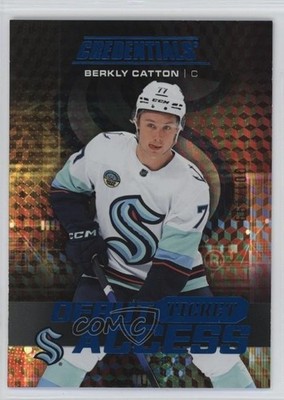 2025 Credentials Debut Ticket Access Blue 1/199 Berkly Catton #125 Rookie RC t9i