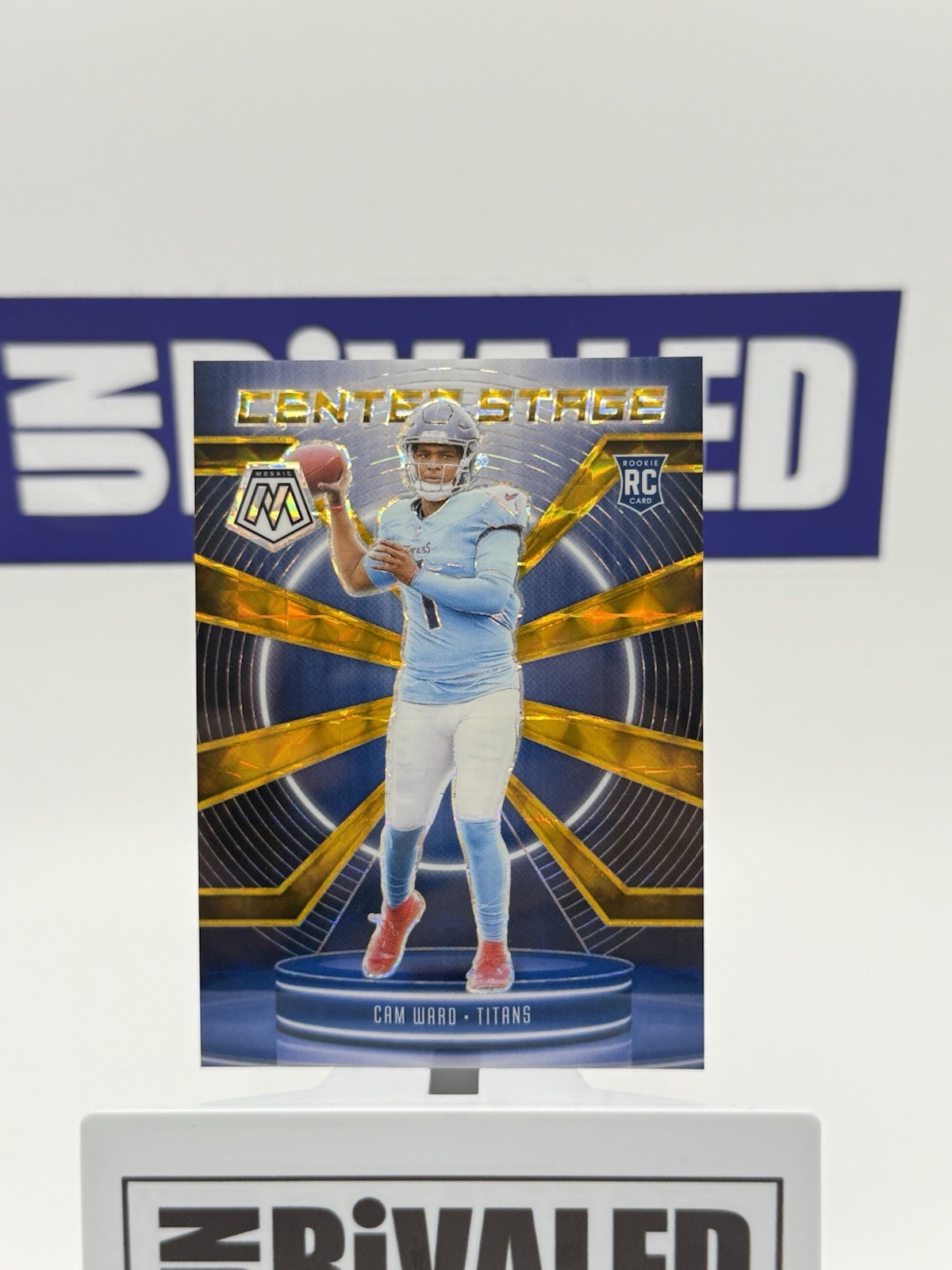 2025 Mosaic Center stage Cam Ward Rookie Gold #6/10