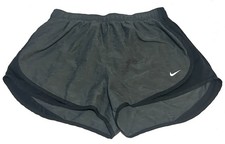 Nike Women  s Tempo Brief-Lined Running Shorts Gray Black 831558 Size L