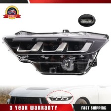 For 2024-2026 Ford Mustang Full Led Headlight Chrome Black Driver Side W Module