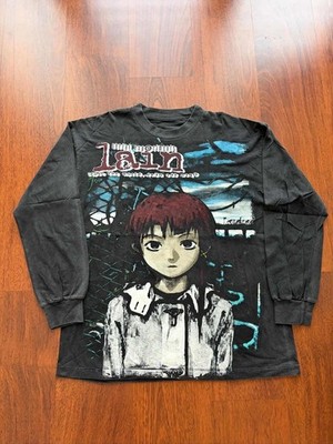Serial Experiment Lain Anime Manga Rap Tee Bootleg Longsleeve by Childmemories
