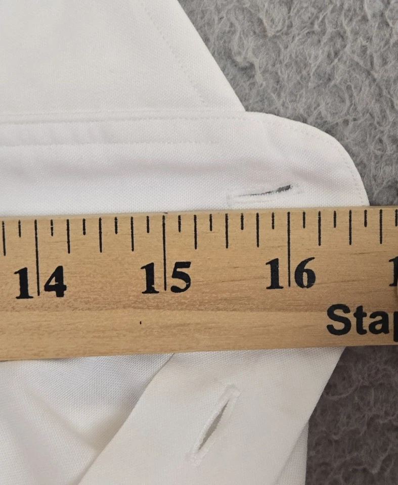 Ascot Chang for The Armoury White Spread Collar Dress Shirt Men's Size 16/34 - Image 4 of 4