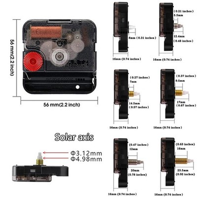 12888 Quarz Batterie Wanduhr Uhrwerk Mechanismus Reparatur Werkzeug ersetzen Punkte UK