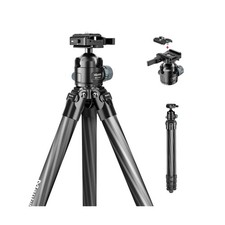 Manbily Carbon Fiber Hunting Tripod with 44mm Ball Head and Arca Swiss  Pica...