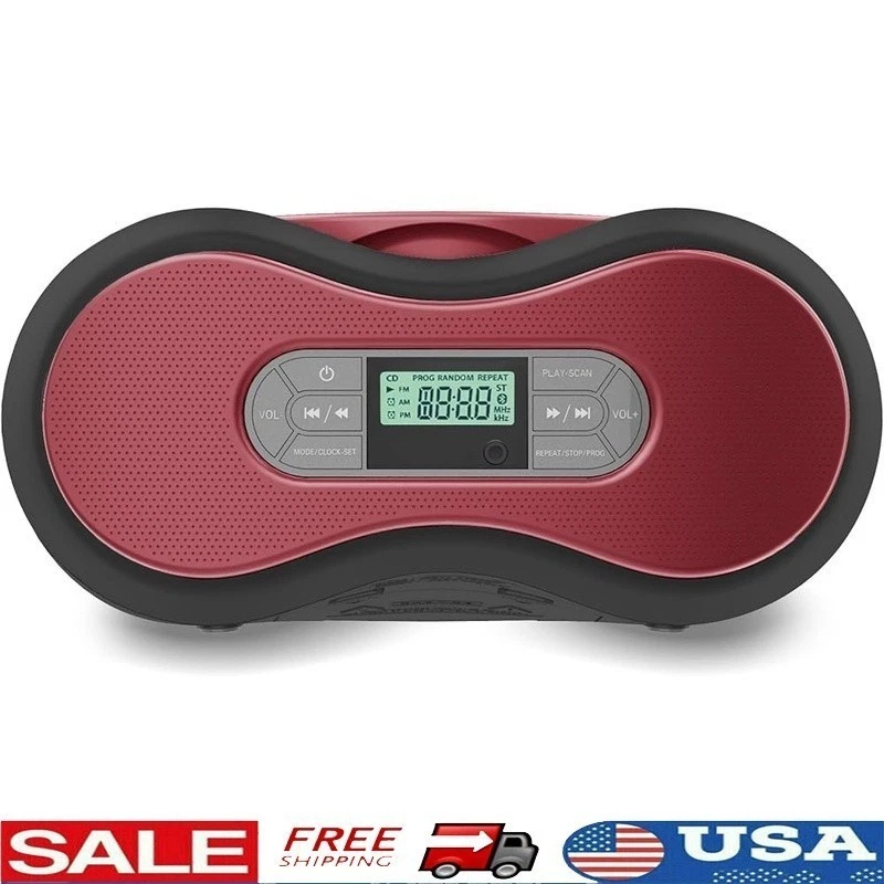 【中古】Portable MP3 CD Player Red 61FrIaRaO6L._AC_UF350,