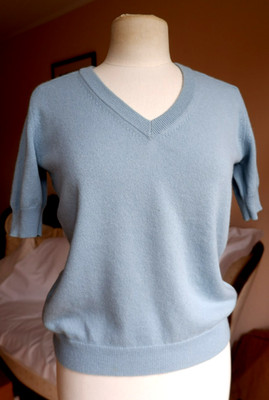 LISA YANG cashmere Pullover Sz 0  D 38-40  100% Kaschmir