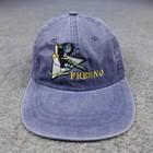 Vintage Fresno Falcons Hat Cap Strapback ECHL WCHL Minor League Hockey Denim 90s