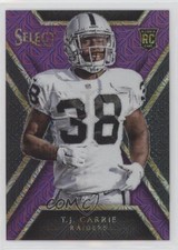 2014 Panini Select Rookies Purple Mojo Prizm 2/5 TJ Carrie #143 n0c