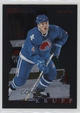 1995-96 Score Black Ice Uwe Krupp #108 0q3