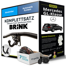 Für MERCEDES GL-Klasse Typ X166 Anhängerkupplung abnehmbar +eSatz 13pol 12- AHK