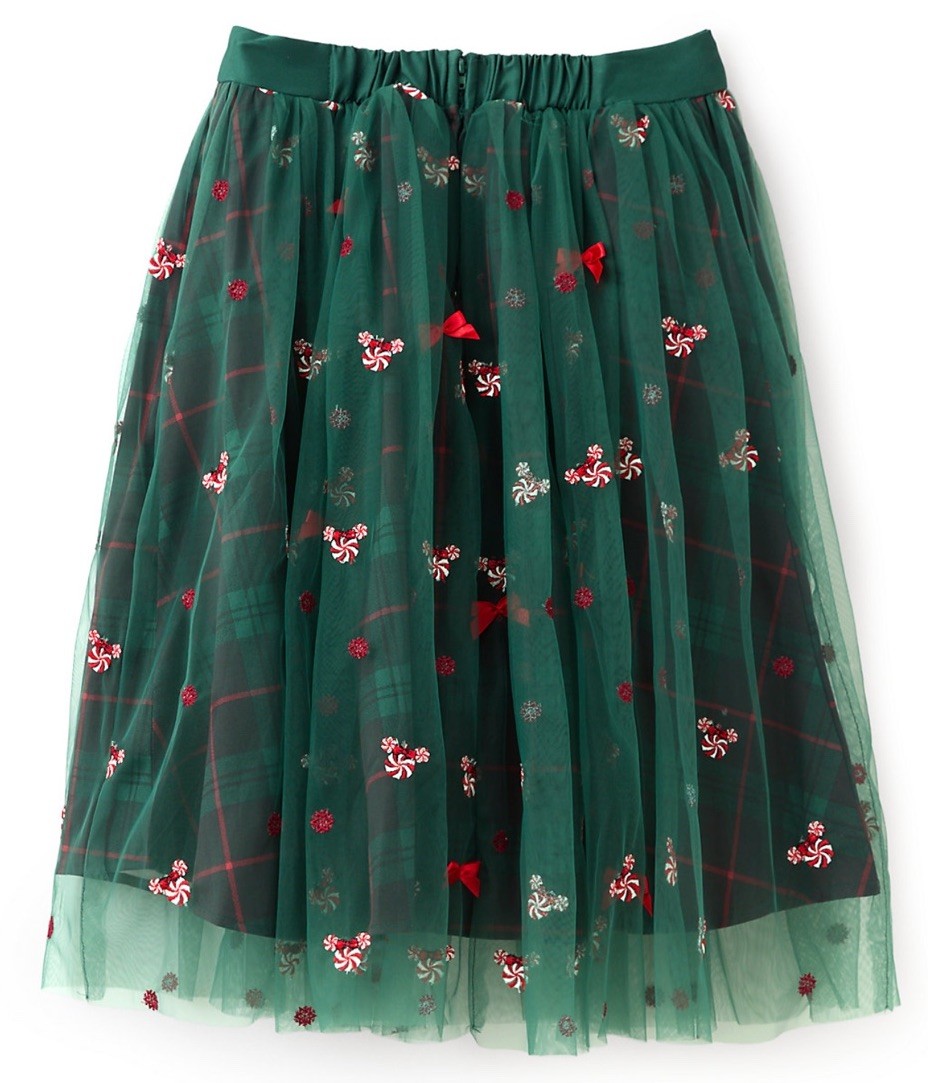 Disney Minnie Mouse Peppermint Swirl Skirt by Her Universe Ladies Size M NWT