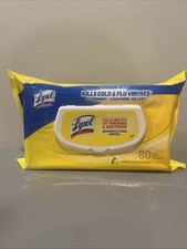 LYSOL Disinfecting Wipes - Lemon  Lime Blossom Flatpack 80 ct. Pack of 1 