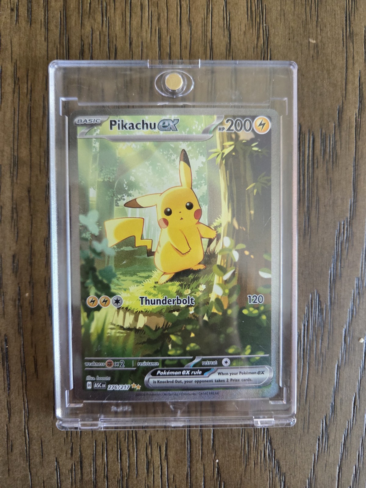Pikachu ex #276/217 Price - Ascended Heroes | Pack Magik
