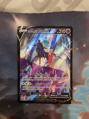 Shadow Rider Calyrex V TG17/TG30 Swsh10: Astral Radiance Trainer Gallery Holo LP