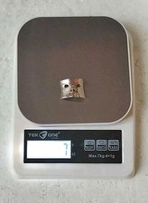 argento 800 oggetto vintage forma maschera di carnevale lungo 3 cm