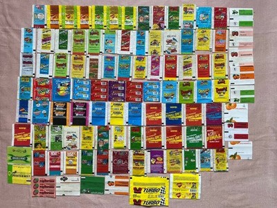 Bubble gum chewing gum wrappers from the 90s Patbom, Oto moto, Bombibom 102 pcs