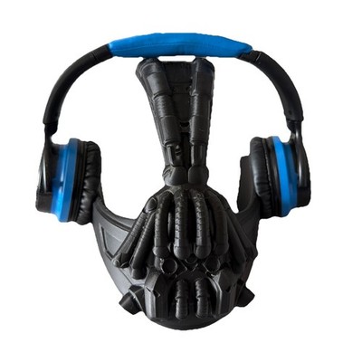 Bane Wearable Cosplay Mask & Headphones Stand The Dark Knight