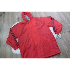 NWT Vintage 90s Y2K ADIDAS Team Shell Lined Nylon Jacket Collegiate Men's Medium