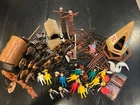 Large lot of Vintage Playmobil Cowboy and Indian