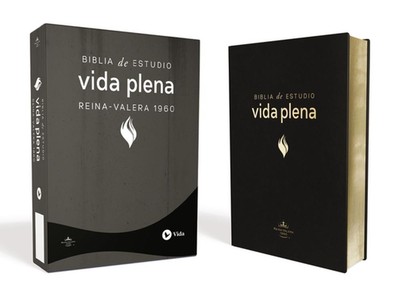 Biblia de estudio de la vida plena RVR 1960 by Zondervan (Spanish) Leather Book
