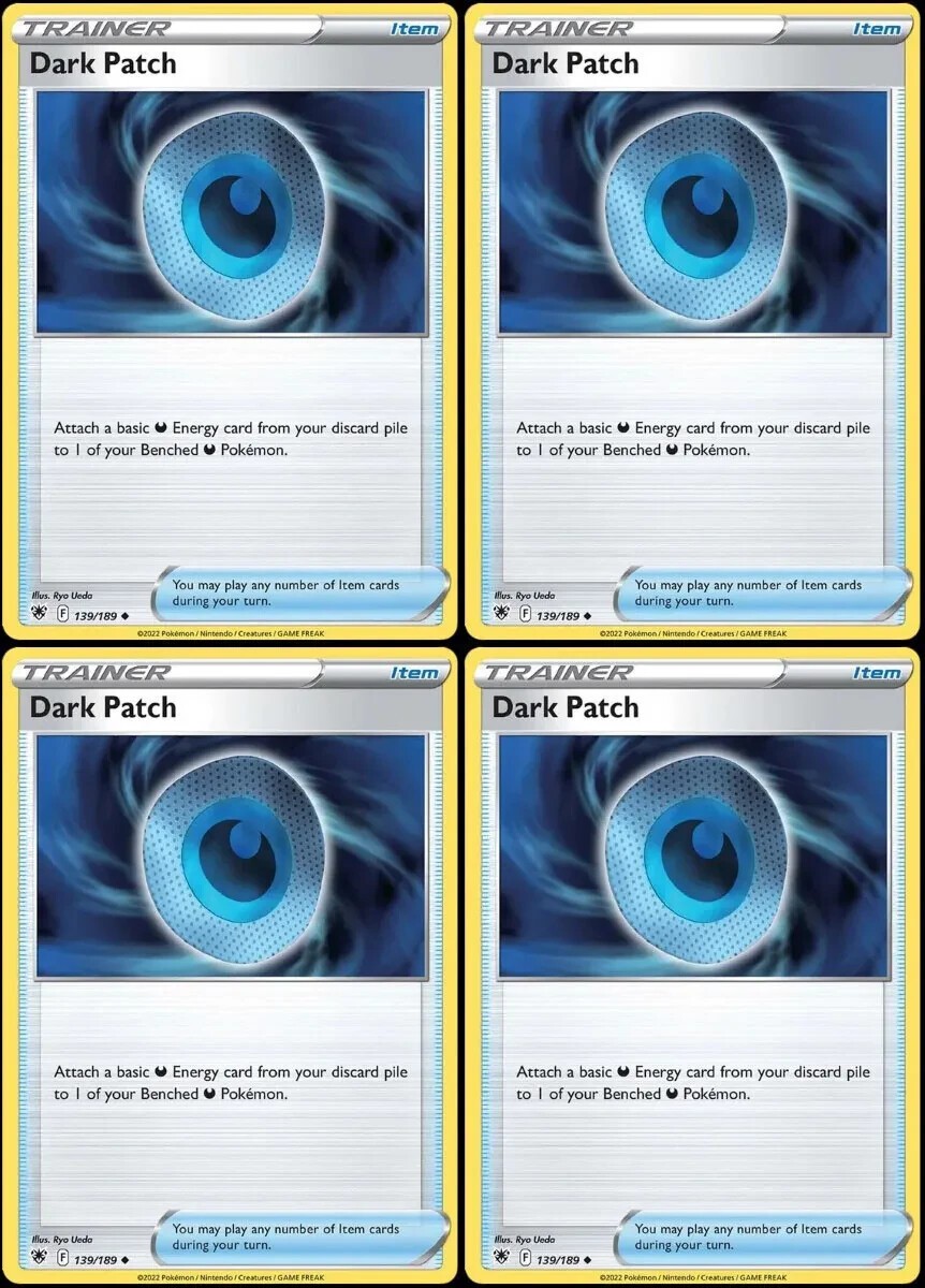 x4 Dark Patch 139/189 Playset Astral Radiance Pokemon TCG Pack Fresh