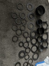Large Joblot Of Camera Hoods and mounts.