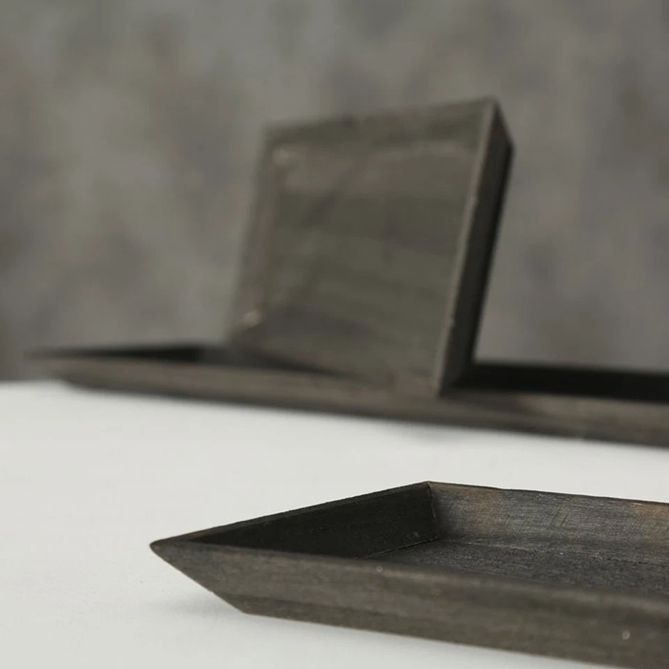 Design Holz Deko-Tablett 30-55cm Sylt Kerzen-Tablett Teelichthalter Kerzenteller - Bild 2 von 4