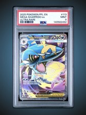 2025 POKEMON PFL EN-PHANTASMAL FLAMES ULTRA RARE #113 MEGA SHARPEDO EX PSA 9