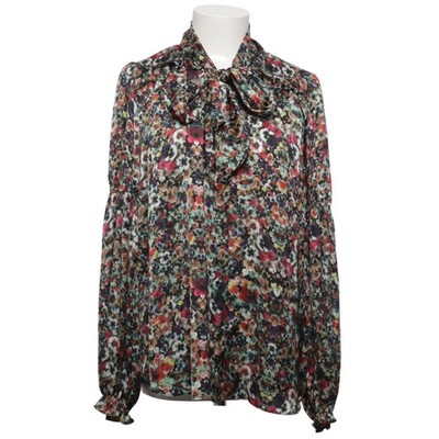 Kriss, Schluppenbluse, Größe: L, Schwarz/Mehrfarbig, Polyester, Print #uSF