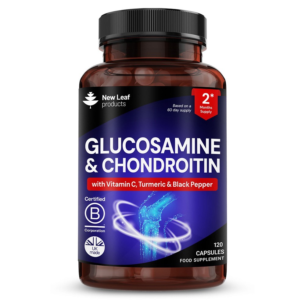 Glucosamine & Chondroitin + Vit C Turmeric & Black Pepper Joint Support 120 Caps