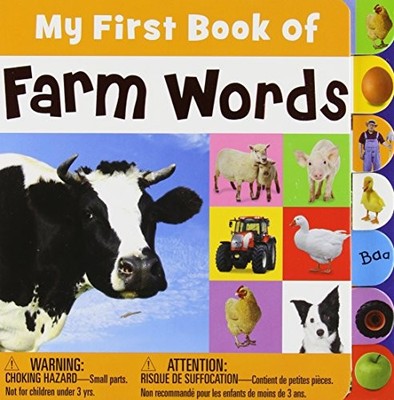 MY FIRST BOOK OF FARM WORDS By Make Believe Ideas *Excellent Condition*