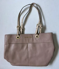 MICHAEL KORS Bedford - Pink Mauve Tote Shoulder Bag Pebbled Leather