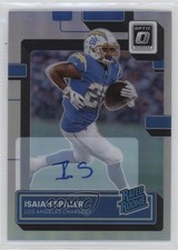 2022 Panini Donruss Optic Rated Rookie Holo Prizm /125 Isaiah Spiller Auto 0e9i