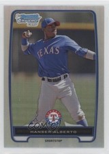 2012 Bowman Chrome Prospects Refractor Hanser Alberto #BCP141 2u3
