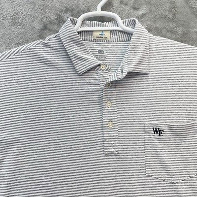 Johnnie O Shirt Mens size 2XL Wake Forest Golf Performance Nelly gray college