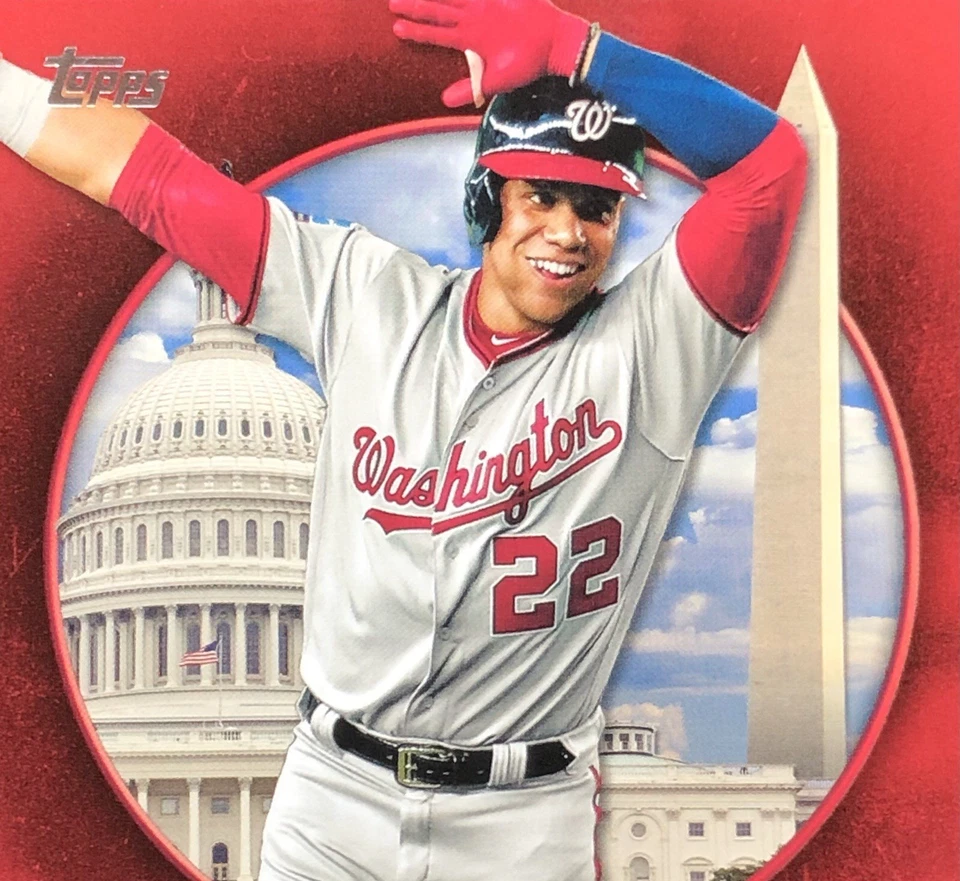 2021 Topps Juan Soto /10 “TOKYO SHOTS” RED COLOR MATCH SSP No. JSH-11 🇯🇵 - Image 2 of 4