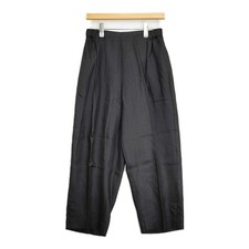 nest Robe Brand new side-seam easy-fit pants 01241-1017 linen black 6-0403M  