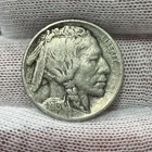 1913 Type 1 Higher Grade Near Full Horn Buffalo Nickel -  Better Date US Coin!