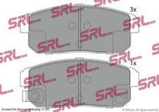 Bremsbelagsatz Hinten Akebono-System für Mazda Rx-8 SE FE Suzuki Ignis I 00-08