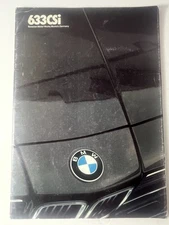 BMW 633CSi Sales Brochure ~ 1984 US Spec Catalog ~ Vintage Bavarian Motor Works
