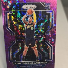 2021-22 Panini Prizm Fast Break Purple Rookie #295 Juan Toscano-Anderson 04/75 …