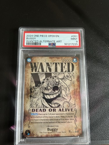 Buggy (Wanted Poster) graded PSA 9 for sale on eBay