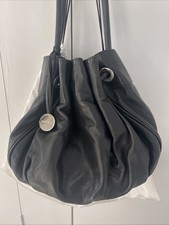 FURLA 100% Leather Shoulder Bucket Bag