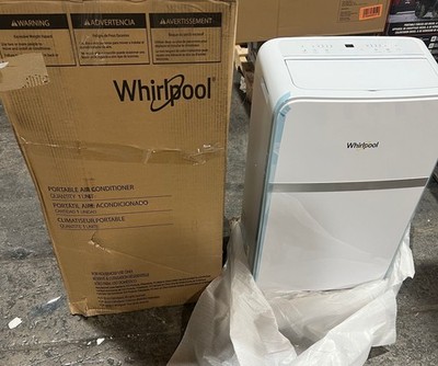Whirlpool 8,000BTU Portable Air Conditioner with Remote Control WHAP081BWC *read